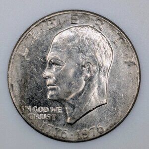 1976 Eisenhower Proof Type - 2 Dollar Coin (No “S” Mint Mark)